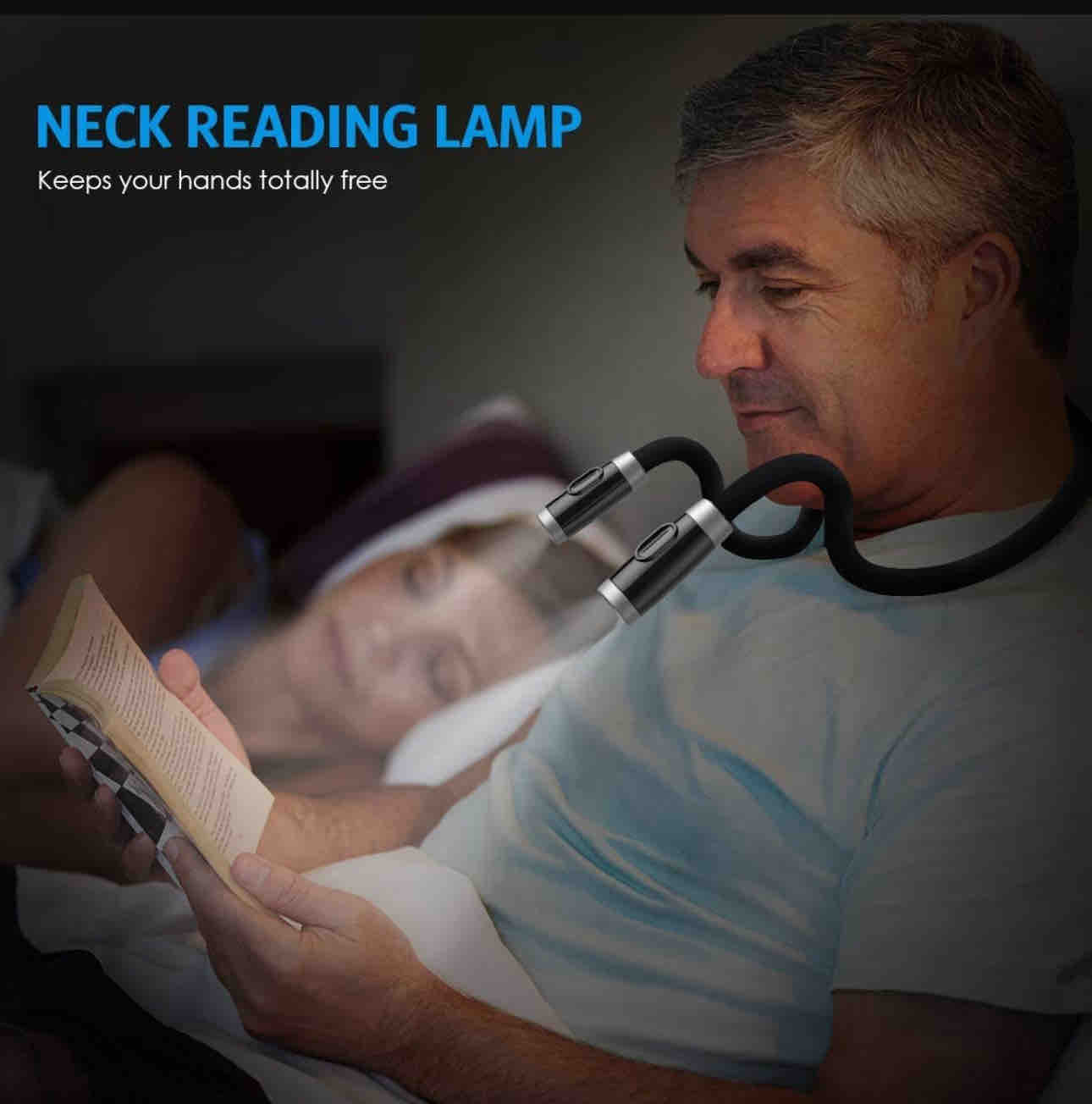 Luz de lectura colocar en el cuello ⚡